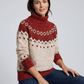 Fair Isle Roll Neck Jumper