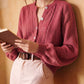 Pointelle Cable Cardigan