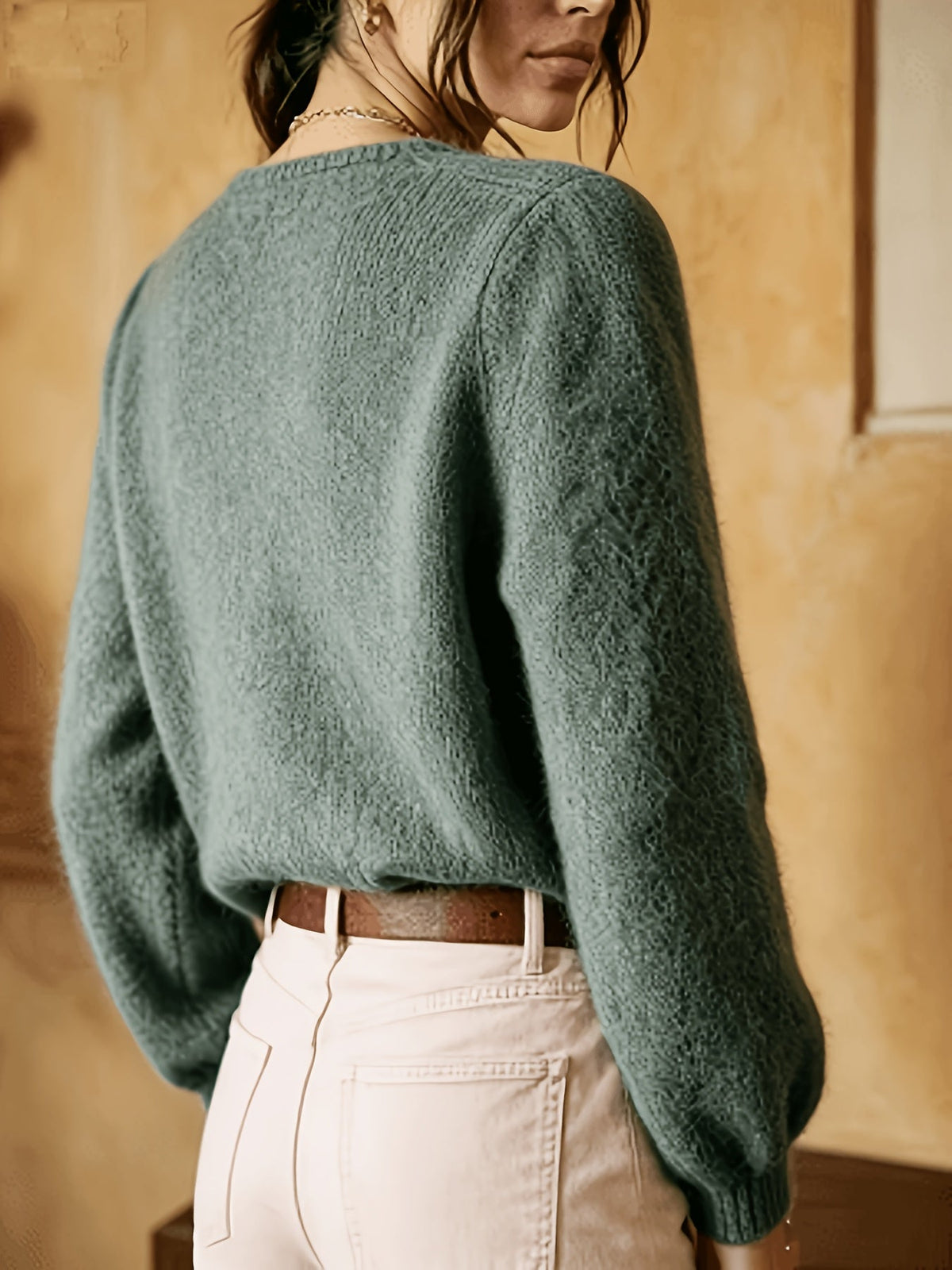 Pointelle Cable Cardigan