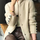 Open Knit Button Cardigan