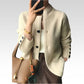 Open Knit Button Cardigan