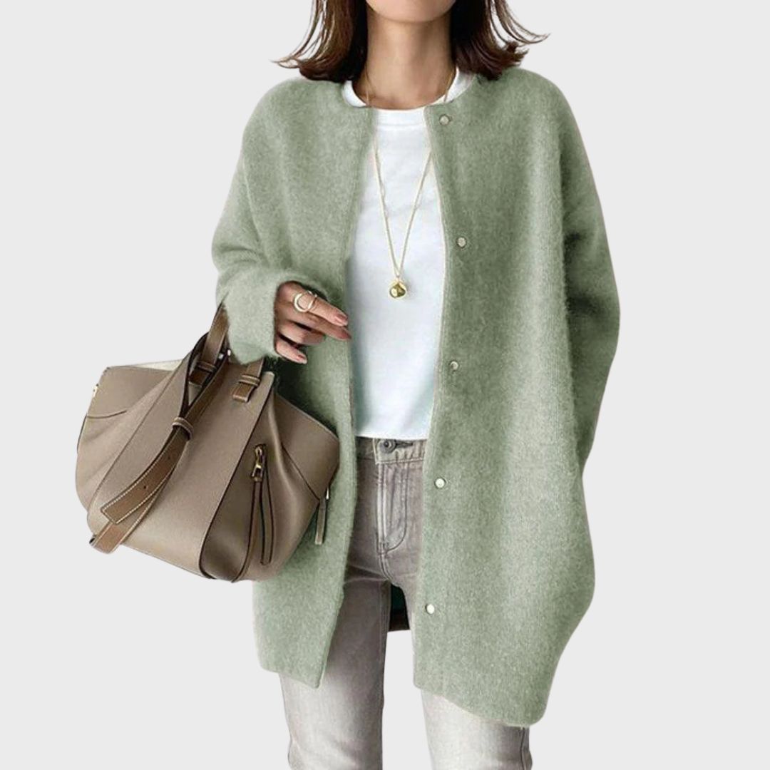 Longline Snap Cardigan