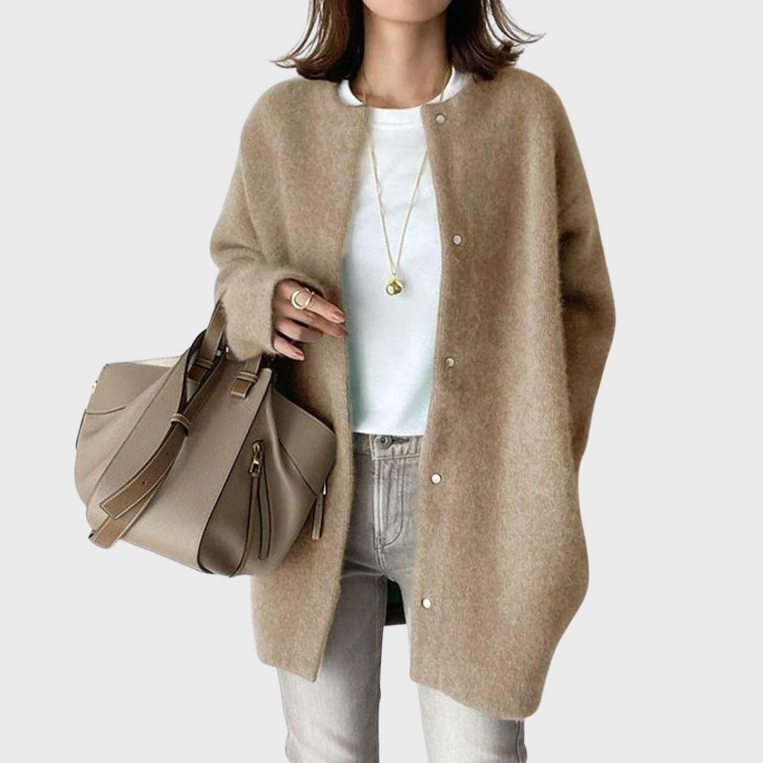 Longline Snap Cardigan