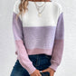 Colour Block Oversized Jumper