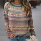 Striped Fair Isle Jumper