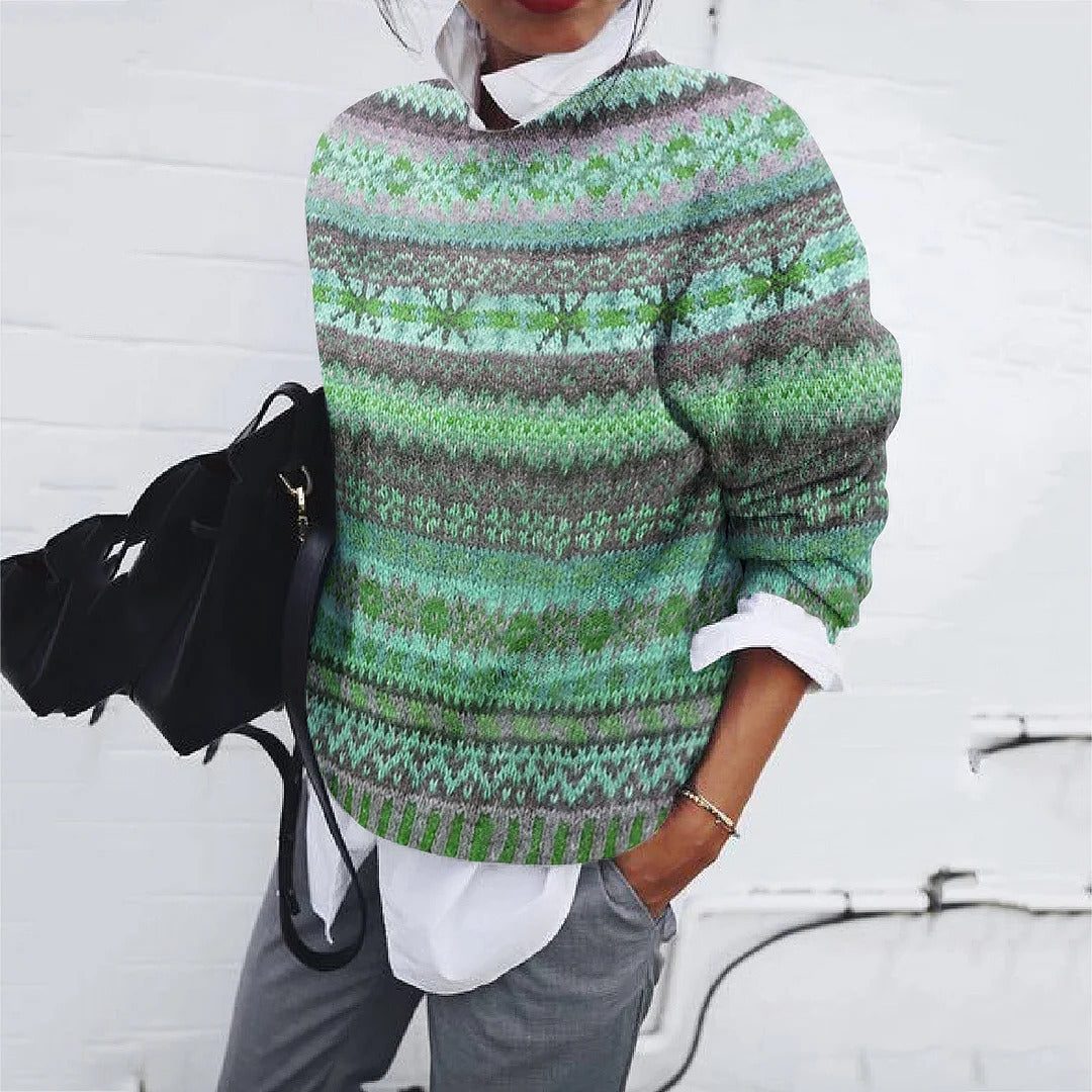 Striped Fair Isle Jumper
