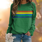 Rainbow Stripe Sweatshirt