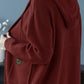 Zip-Up Drawstring Hoodie