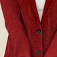 Fleece-Lined Hooded Cable Cardigan