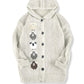 Sheep Hooded Chunky Cardigan