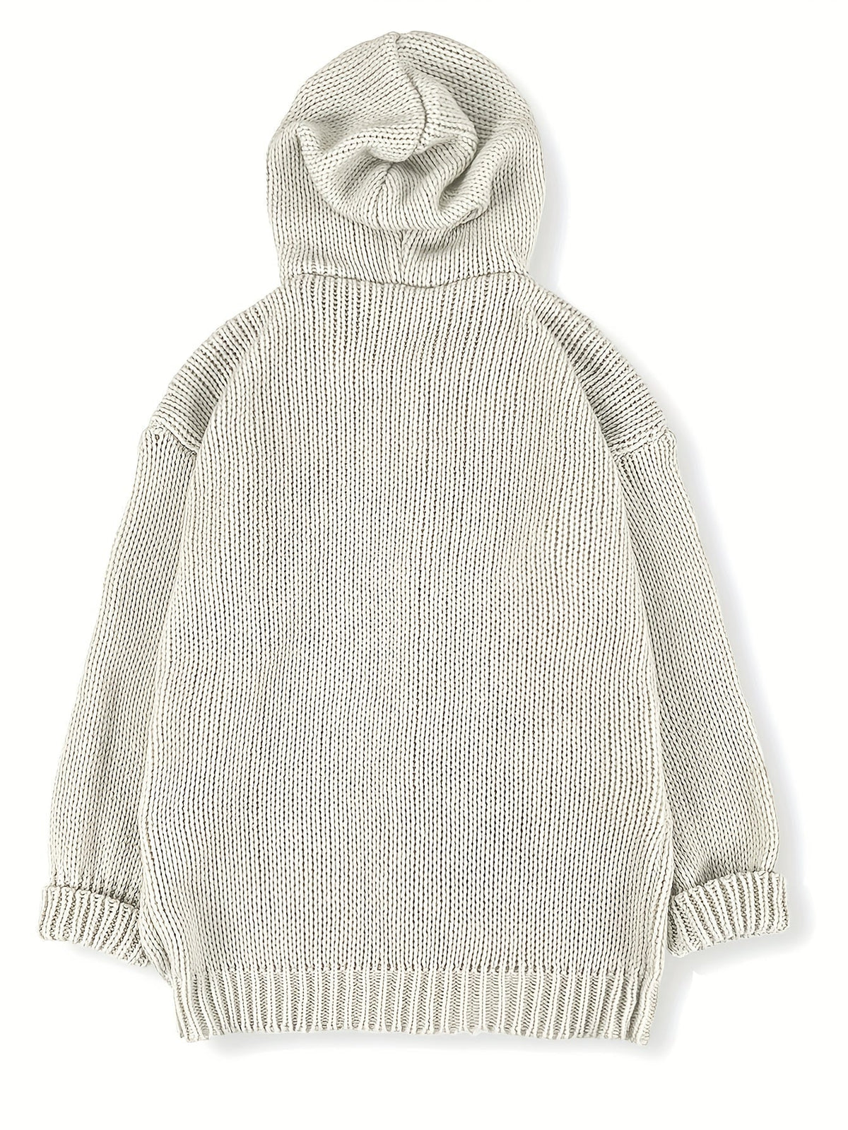 Sheep Hooded Chunky Cardigan
