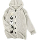 Sheep Hooded Chunky Cardigan