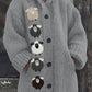Sheep Hooded Chunky Cardigan