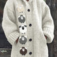 Sheep Hooded Chunky Cardigan