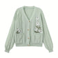 Floral Embroidered Cardigan