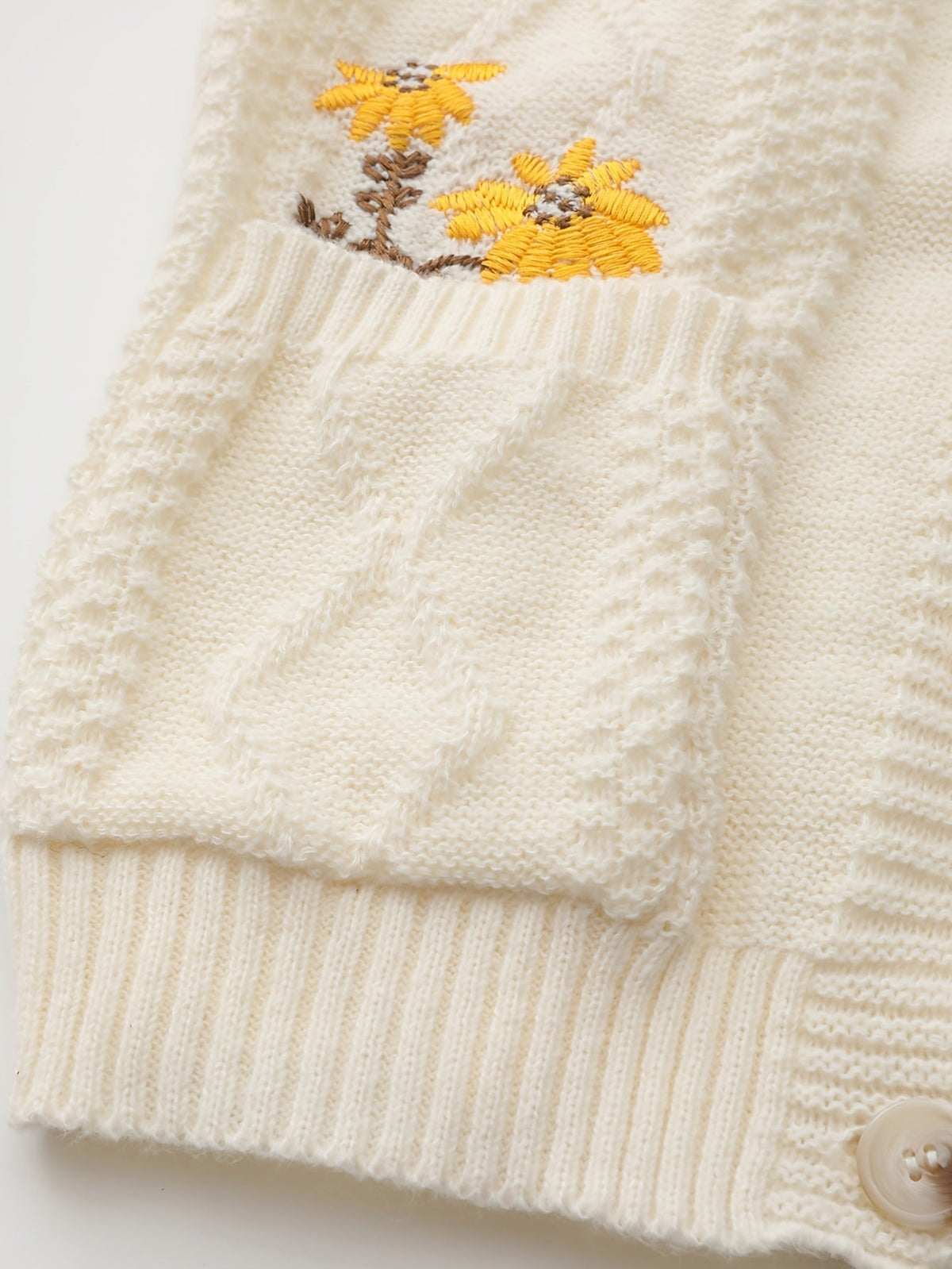 Floral Embroidered Cardigan