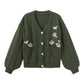 Floral Embroidered Cardigan