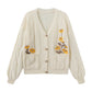Floral Embroidered Cardigan