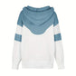 Chevron Cowl Neck Hoodie