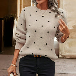 Polka Dot Knit Jumper