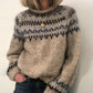Chunky Fair Isle Mock Neck Jumper