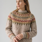 Chunky Fair Isle Mock Neck Jumper