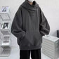 Fleece-Lined High Neck Hoodie