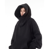 Fleece-Lined High Neck Hoodie