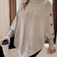 Cable Knit Poncho Jumper