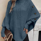 Cable Knit Poncho Jumper