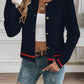 Gold Button Cable Cardigan