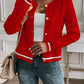 Gold Button Cable Cardigan