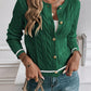 Gold Button Cable Cardigan