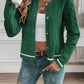 Gold Button Cable Cardigan