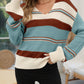 Striped V-Neck Jumper