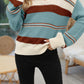 Striped V-Neck Jumper