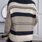 Striped V-Neck Jumper