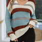 Striped V-Neck Jumper