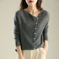 Boat Neck Button Cardigan