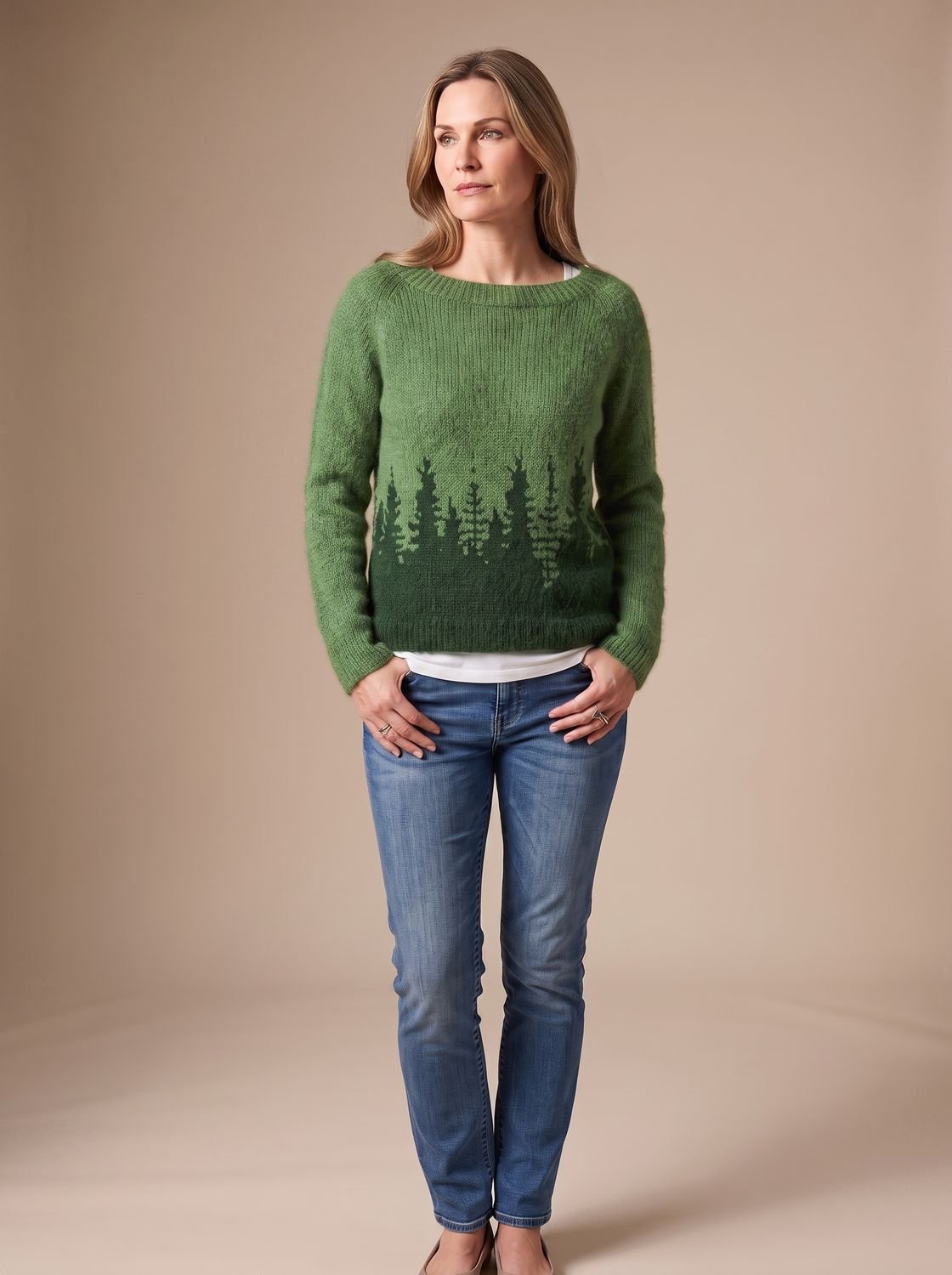 Nordic Yoke Knit Jumper