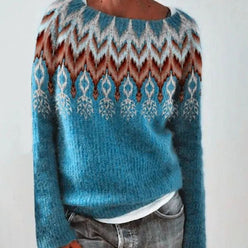 Nordic Yoke Knit Jumper