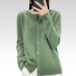 Round Neck Button Cardigan
