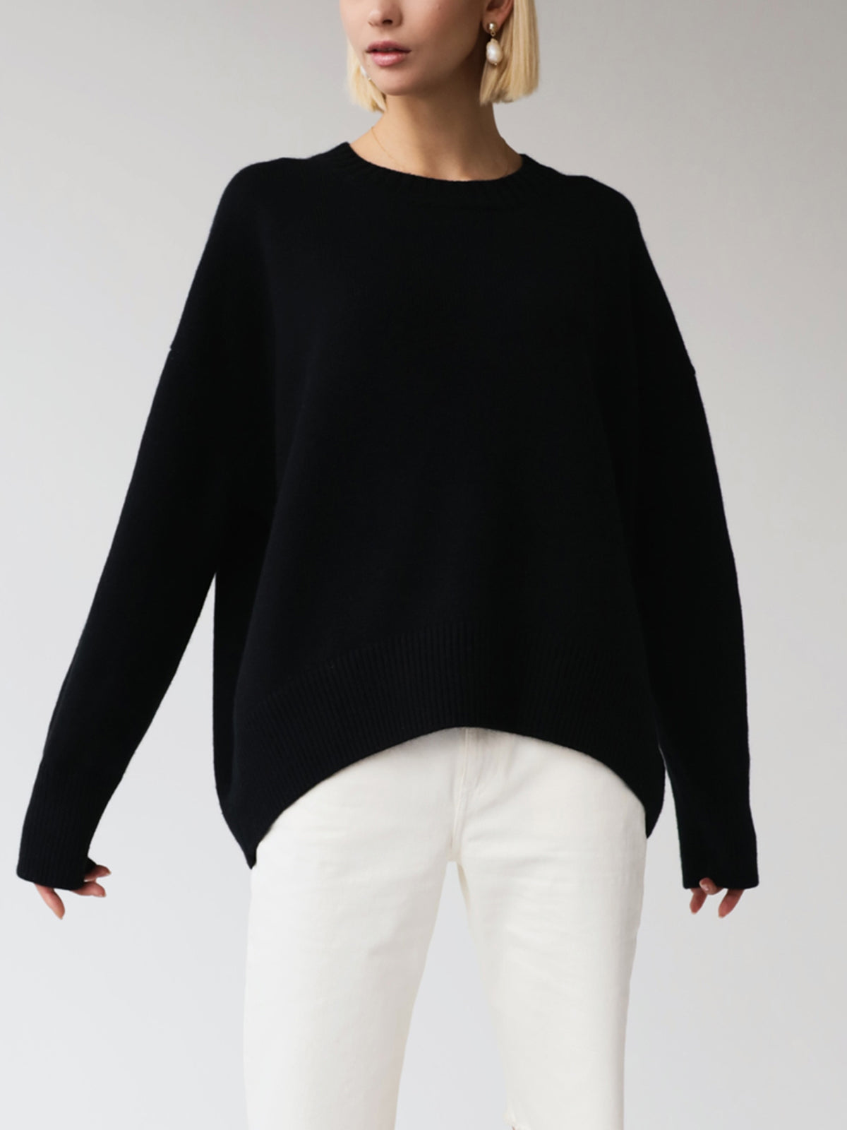 Oversized Ribbed Jumper