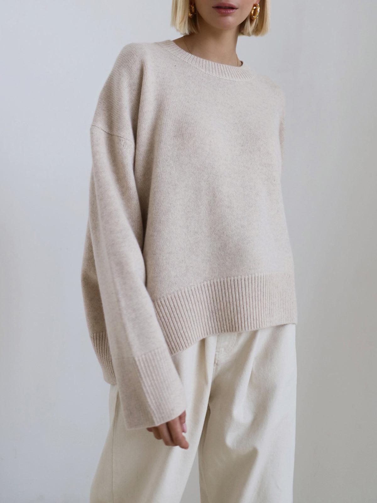 Oversized Ribbed Jumper
