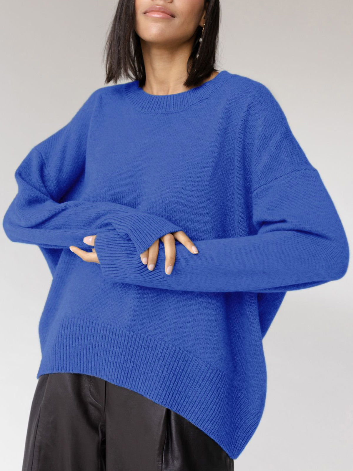 Oversized Ribbed Jumper