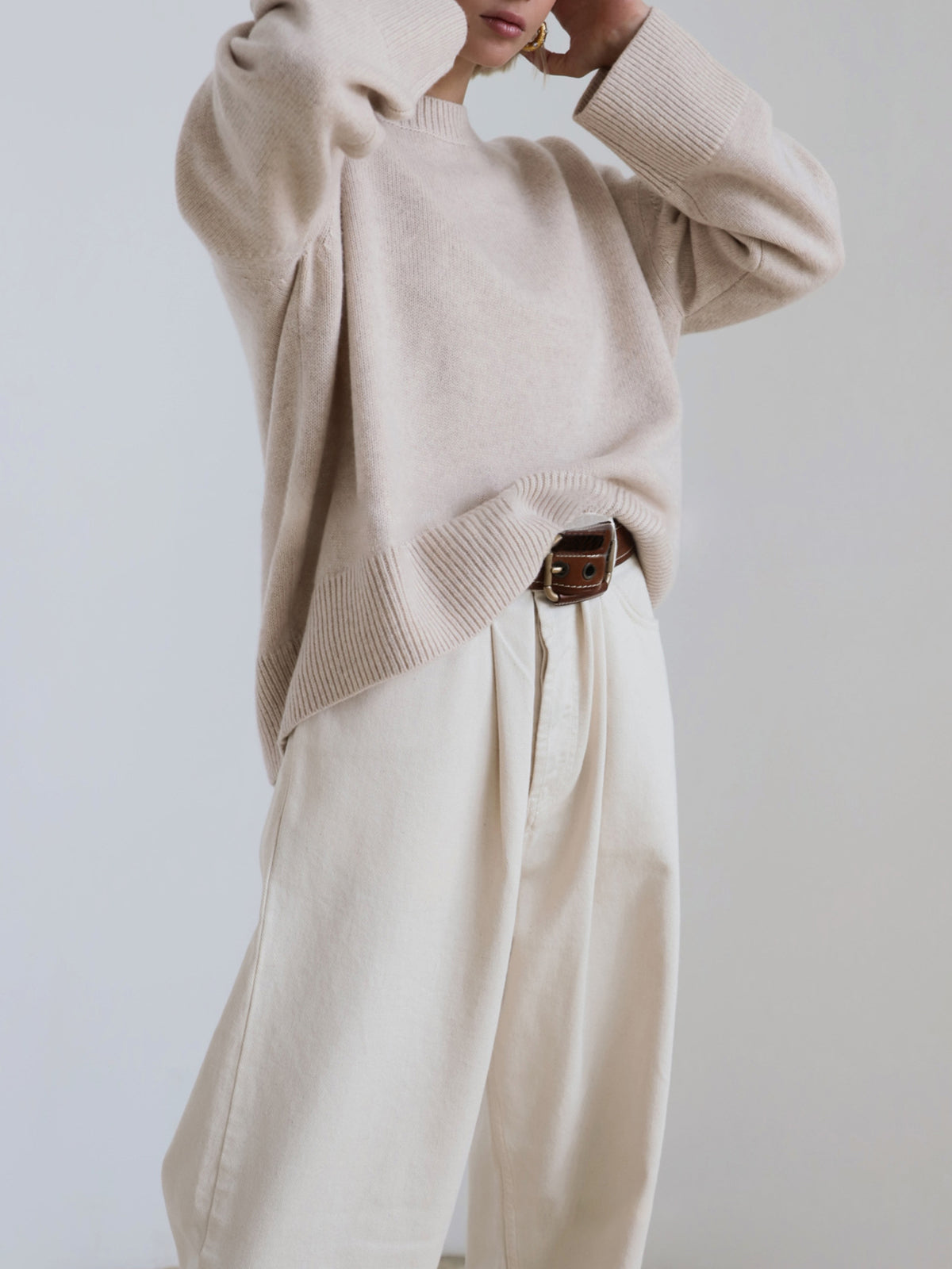 Oversized Ribbed Jumper
