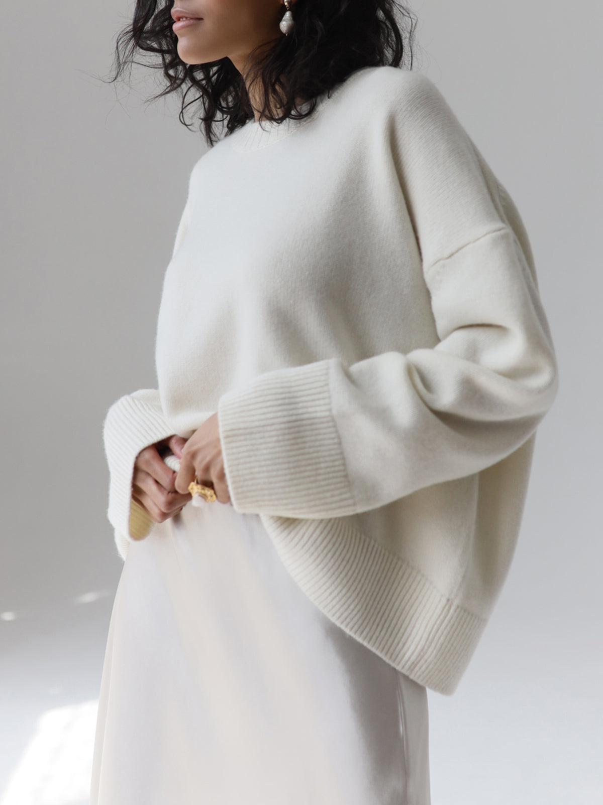 Oversized Ribbed Jumper