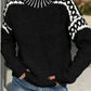Fair Isle Mock Neck Jumper
