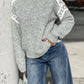 Fair Isle Mock Neck Jumper