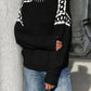 Fair Isle Mock Neck Jumper